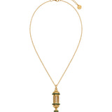 Collier Edna Or Zircons Verts