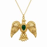 Collier Aera Or Onyx Verte
