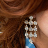 BOUCLES D'OREILLES NESIS ARGENT ZIRCONS