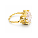 BAGUE KALLYS QUARTZ ROSE