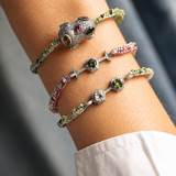 Bracelet Vanitiya Tourmaline Verte & Diamants