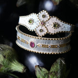 BRACELET ALTHEA ARGENT TOURMALINES VERTE