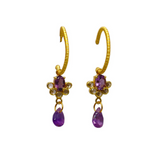 BOUCLES D'OREILLES KARLA AMÉTHYSTE
