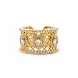 BAGUE ANALI OR AMÉTHYSTE VERTE