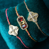 BRACELET DARIA CORDON ROUGE