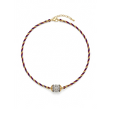 Collier Loris Argent Diamant Polki