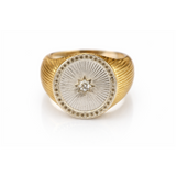 BAGUE AZETO ARGENT