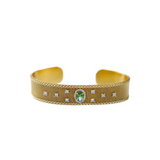 Bracelet CAMALA OR TOURMALINE VERTE