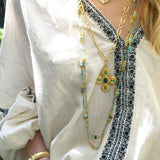 COLLIER OPHIRA AQUA BLUE