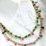 COLLIER INAYA TOURMALINE VERTE