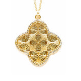 COLLIER THEIA PLAQUÉ OR