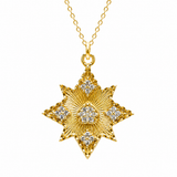 COLLIER STELLA PLAQUÉ OR