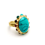 BAGUE ADELLA TURQUOISE