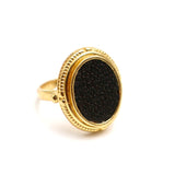 BAGUE ANATOLI GALUCHAT NOIR