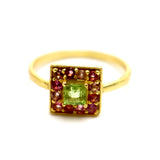 BAGUE LOUISE TOURMALINE VERTE