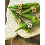 BAGUE ANALI ARGENT ONYX VERT
