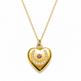 Collier Jenny Or Tourmaline Rose