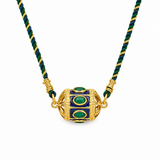 Collier Loris Or Email Bleu Onyx