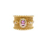BAGUE LIDIA OR AMETHYSTE
