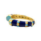BRACELET INDIRA EMAIL BLEU ET AQUA BLUE