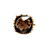 BAGUE KALLYS QUARTZ FUMÉ