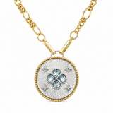 Collier Calia Argent Topaze Bleue