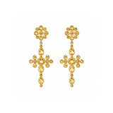 Boucles d'oreilles Elysa Citrine