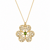 Collier Floria Or Tourmaline Verte