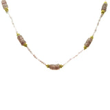 COLLIER NAMATA STRAWBERRY QUARTZ