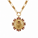 Collier Lysea Grenat