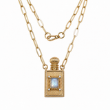 Collier Neria Or Pierre de lune